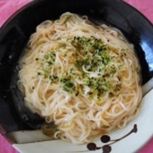 ひとりランチに♡卵つけ素麺